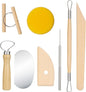 Amrules Clay Tools Kit, 8 PCS Pottery Tools, Practical Polymer Sculpting Tool Kit, Air Dry Clay Tool Set Suitable for Adults, Pottery Craft, Dotting, Drawing, Modeling, Shaping