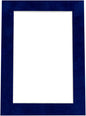 8x10 Mat Bevel Cut for 5x8 Photos - Acid Free Brooke Blue Suede Precut Matboard With Backing Board and Crystal Clear, Self Seal Photo Mat Bag - For Pictures, Photos, Framing - 4-ply Thickness