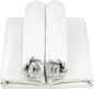 HOTGODEN Medium Weight 100% Cotton Muslin Fabric: 59 inch x 5 Yards Bleached Muslin Linen Fabric Material for Sewing Material Apparel Cloth