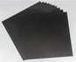 Opaque Black Plastic Sheets, 7.5mil (.0075") 12” X 12” Craft PET Film, PET Stencil Material, Glossy and Flexible Plastic Sheet for Crafts, Cricut, Silhouette Cameo, Sign Makers (10 Pack)