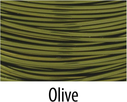 Artistic Wire, 22 Gauge Tarnish Resistant Colored Copper Craft Jewelry Wrapping Wire, Olive, 15 yd