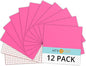 HTVRONT Pink Permanent Vinyl, 12 Pack Glossy Pink Vinyl for Cutting Machine - 10 Permanent Sheets 12" x 12"& 2 Transfer Tape Sheets for Craft Cutter, Party Decoration (Glossy)
