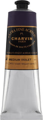Charvin Extra Fine Professional Artist Acrylic Paint Colors, Nature Themed Hues, 150ml Medium Violet