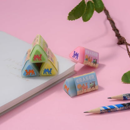 16 Pack Camel Erasers for Kids, Kawaii Erasers for Students, Animal Eraser for School Supplies Prize Gifts Party Favors