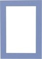 8x10 Mat Bevel Cut for 6x8 Photos - Acid Free Brittany Blue Precut Matboard With Backing Board and Crystal Clear, Self Seal Photo Mat Bag - For Pictures, Photos, Framing - 4-ply Thickness