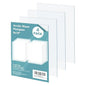Egofine Plexiglass Sheets Acrylic Sheets 4 Pack of 8x10’’ 0.04 Thick Clear Plastic Cast Transparent Plexi Glass for Crafting Projects, Replacement Picture Frame Glass, DIY Display, Easy to Cut