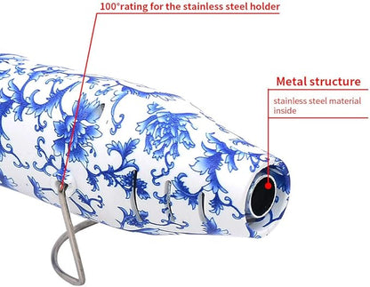 mofa Resin Heat gun,6.6ft Cable 300W Heat Gun for Crafts,Acrylic Paint Dryer Multi-Purpose Electric Heating Nozzle (Chinese Style)