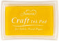 Yellow Ink Pad Finger Washable Kids Stamp Ink Pad for Rubber Stamps Paper Scrapbooking