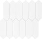 SUNWINGS Backsplash for Kitchen Peel and Stick, Stone Composite Self Adhesive Tiles Long Hexagon Mosaic Wall Tile, 12 Inch x 11.22 Inch 10 Sheets White