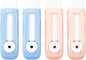 M&G 4 Pack Pencil Erasers Sliding Retractable Eraser, Soft Cute Erasers Push Pull Large Rubber Erasers for School Students Kids Office Home Supplies (Blue+Pink)