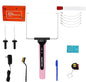 3 in 1 Hot Wire Foam Cutter Kit, Pink Foam Cutter Electric Foam Cutting Tool, Heated Foam Carving Knife Kit