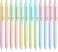 12 Pcs Gel Pens 0.5mm Quick Dry Black Ink Pens Fine Point Smooth Writing Pens, Cute Office and School Supplies Gifts for Women Teacher Students (12 Pcs Ombre Gold)