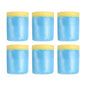 uxcell Pre-Taped Masking Film, 1.8ft x 66ft Plastic Paint Drop Cloth with Medium-Tack Painters Tape for Painting Spraying Protection Blue Film 6Pcs