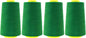 Mandala Crafts 4 Pack of Serger Threads Cones Spools - 40S/2 24000 Yards Polyester Forest Green Threads for Sergers Machine and Overlock Quilting Sewing Machine