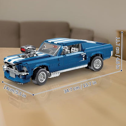 Sports GTRS Car Building Blocks Toys Boys or Adults Kits，1:10 MOC Building Set Raceing Car Model,Cars for Boys Age 14，Compatible with Lego(1680 Pcs)