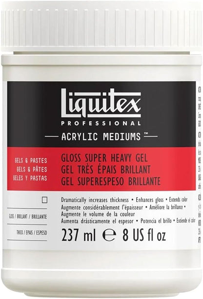 Liquitex Professional Gloss Super Heavy Gel Medium, 237ml (8,0-oz)