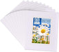 HOTUO 10 Pack Acid Free White Picture Frame Mats, Pre-Cut 11x14 Picture Mats with Ivory Core Bevel Cut for 8x10 Photo, Signature Friendly 4 Ply Thickness Photo Mat for Frames (White with V-Groove)