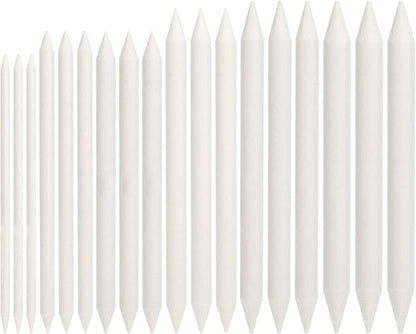 18 PCS Blending Stumps Set，Ymapinc Oil Pastels Blenders & Shading Tools 6 Sizes for Charcoal Drawing Sketching Special Tortillions Blending Tools Art Supplies