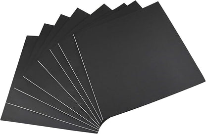 Foam Sheets with Adhesive Backing Foam Padding Neoprene Rubber Mat Closed Cell Sheet Anti-Slip Insulation Rubber Anti Vibration Square Pad (12" x 12" x 1/8", 8 Pcs)