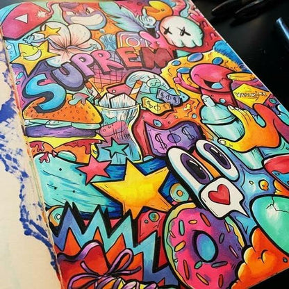6pcs Multicolor Alcohol Markers Under 5 dallors, Dual Tips Art Markers Drawing Sketched Double Tipped for Kids Beginners Adults