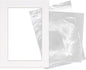 5.5x8.5 Mat for 8.5x11 Frame - Precut Mat Board Acid-Free Show Kit with Backing Board, and Clear Bags White 5.5x8.5 Photo Matte Made to Fit a 8.5x11 Picture Frame Matboard for Framing, Pack of 1 Mat
