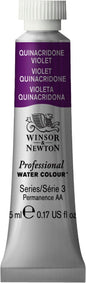 Winsor & Newton Professional Water Colour Paint, 0.17-oz Tube, Quinacridone Violet