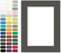 Poster Master Dark Olive Matboard – 4-Ply Acid-Free Picture Mat Board with 45° Beveled Cut, Made in USA, Custom Cut to Any Size, 1/16" Thickness for Framing & Displays