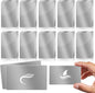 weparmeety 100 Pcs Sliver Metal Engraving Blanks Colorful Aluminum Sheet Laser Engraving Business Card Multipurpose DIY Gift Cards 86 x 54 x 0.21 mm