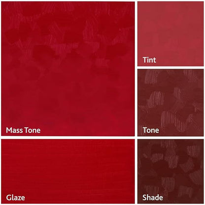Tusc & Pine Artist Oil Paint - Cadmium Red Deep, 40 ml, Non-Yellowing, Rich & Creamy Consistency, Maximum Pigment Load, Small Batch Milled Oil Paints Made in the USA for Professional Artists