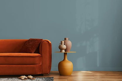 EVOLVE Paint & Primer: Environment-friendly, Eggshell with One-coat Coverage for Interior & Exterior surfaces (River Blue, 5-Gallon)