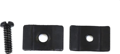 Gridwall Joining Clip Connectors for Grid Panels, Powder-Coated or Chrome Plated Steel (Quantity 10) (10, Black)