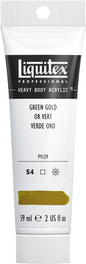 Liquitex Professional Heavy Body Acrylic Paint, 2-oz (59ml) Tube, Green Gold