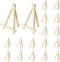 Kinlink 9 Inch Tall Wood Easels for Display Set of 18, Display Easel Tabletop, Painting Easel Stand for Artist Students