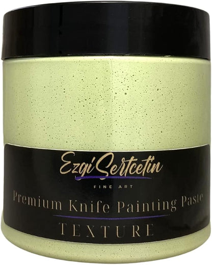 Premium Palette Knife Painting Paste|Texture Paste|Authentic Bright Colors|Ready to Use|Easy to Apply| 6oz (Fresh Mint)