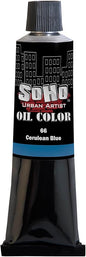 Soho Urban Artist Oil Paint - Cerulean Blue, 170 ml Tube - Best Valued Oil Colors for Painting, Excellent Pigment Load