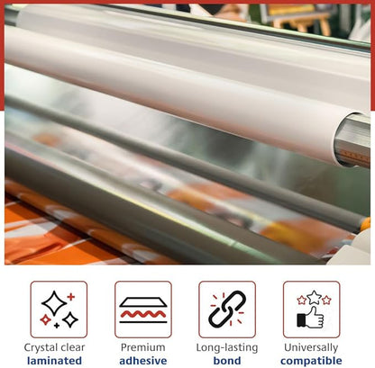 TRULAM - PRO Grade Roll Laminating Film - 3 Mil - 43 inch x 250 feet with 3 inch Core - Clear Gloss Finish (P30G433)