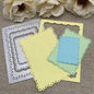 Lapoo Flowers Metal Cutting Die for Scrapbooking - Durable, Cut Stencils for DIY Scrapbook Photo Album Decorative Paper Card, Card Making Supplies, Embossing (Multiple Polka-Dot Boxes 5.2 x 4 in)