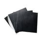 4 Pieces Neoprene Rubber Pads with Adhesive Backing 1/8 in Thick x 4 in x 4 in, Anti Vibration Pads, Rubber Block for Anti-Slip, Shock Absorption, Protection