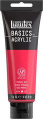 Liquitex BASICS Acrylic Paint, 118ml (4-oz) Tube, Pyrrole Red