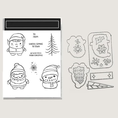 2025-2026 Stamps and Dies for Card Making, Stamps and Dies Set 2025 for Christmas and Halloween, Die Cut DIY Various Festivals Album Scrapbooking Birthdays Greeting Card (M4338)