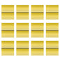 Laser Engraving Blank ABS Double Color Plastic Sheet, 11.8x6.49x0.05 inch Materials Double Color Plastic Sheet for Interior Signs, Badges, DIY Carving Pack of 12(Gold)