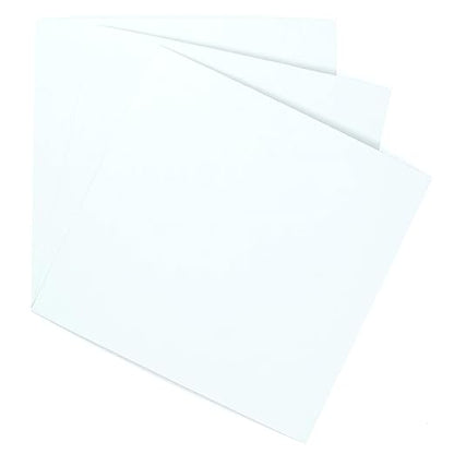 EAGLE 1: 12" x 12" 26 Gauge Sheet Metal Squares (3 Pack Per Order, Multiple Colors) Great for Arts, Crafts, DIY Home or Work Projects (12" X 12", White)