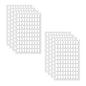 720 Pcs Sticky Tack Poster Stickers, Double Sided Sticky Round Clear Stickers, No Trace Poster Adhesive Putty Removable Waterproof Adhesive Dots for Festival Decoration Sticky Dot (0.31" X 0.51")