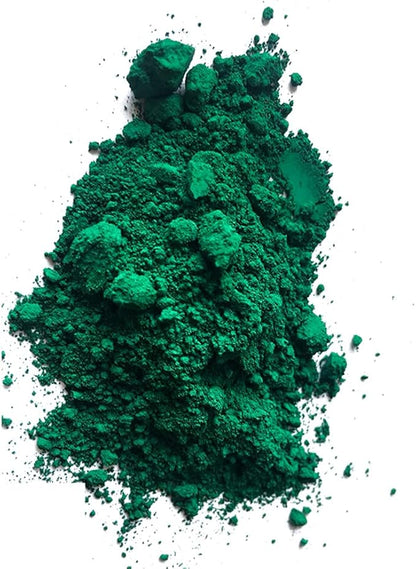 GOODTAKE Iron Oxide Powder, Green Concrete Color Pigment, Grout Colorant, Color Dye for Cement, Concrete, Clay, Pastel, Mortar, Grout, Mix DIY, Epoxy Resin (Green, 2 Pounds)