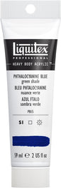 Liquitex Professional Heavy Body Acrylic Paint, 2-oz (59ml) Tube, Phthalocyanine Blue (Green Shade)