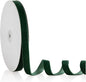 5/8" X 20 Yards Forest Green Velvet Ribbon for Christmas Tree Wreath Decoration Handmade Crafts Ornaments Gift Wrapping & Bow Making