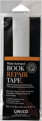 Lineco, Water-Activated Book Repair Tape, for Hinge Covers, Repair Pamphlets, Covers and Paper Pages, Non-Yellowing, Neutral pH, 1 Inch x 36 Inch