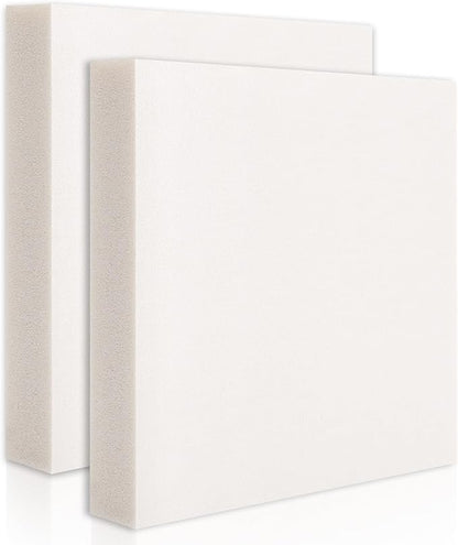 Gvereld High Density XPS Foam Board, 2 Pack 11.7x11.7X 2in Polystyrene Craft Foam Sheets, Rigid and Easy to Shape,DIY Modeling Art Projects, Party Decoration, Cosplay Prop Production, Heat Insulation