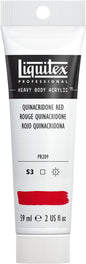 Liquitex Professional Heavy Body Acrylic Paint, 2-oz (59ml) Tube, Quinacridone Red