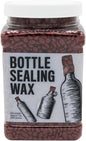 Blended Waxes, Inc. Bottle Sealing Wax, Pastille Wax Seal Beads For Wine, Beer, and Liquor Bottle Sealing, Seals Between 25-30 Bottles, 1 lb, Red